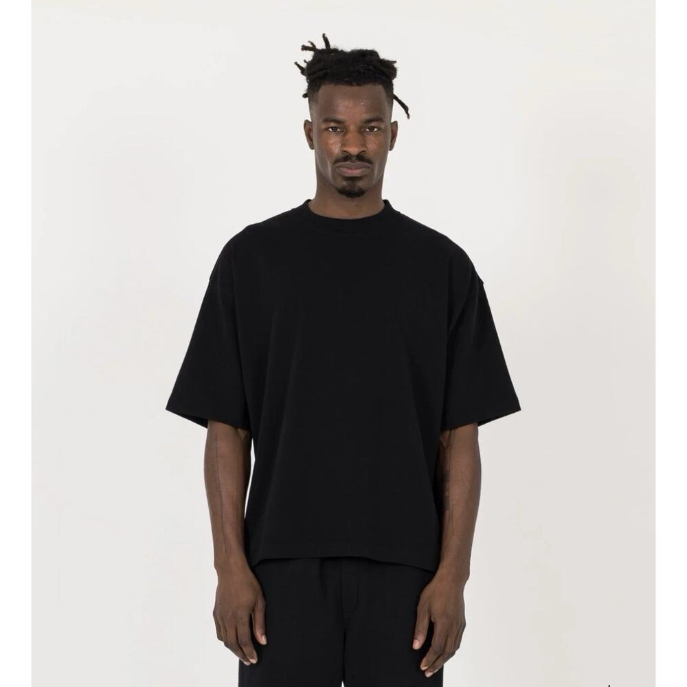 Destructive Cropped T-Shirt - Black L - Picture 2 of 8